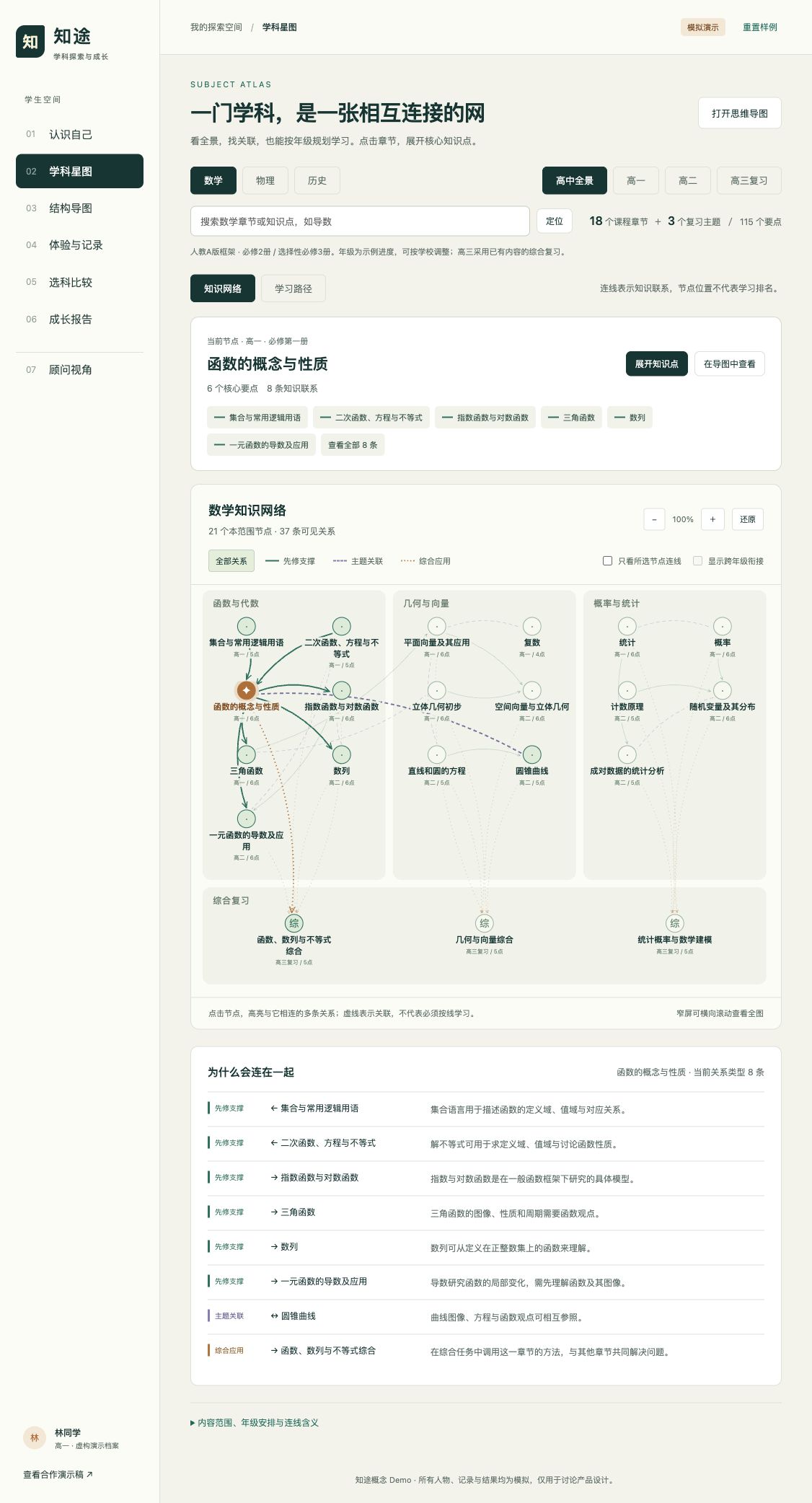 知途学科星图模拟界面