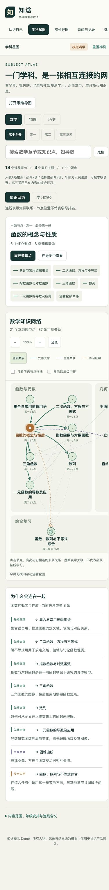 手机端学科星图